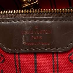 Pre Owned Louis Vuitton Damier Ebene Canvas Neverfull GM Bag