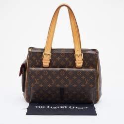 Pre Owned Louis Vuitton Monogram Canvas Multipli Cite Bag