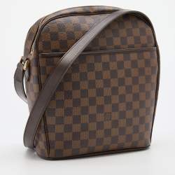 Pre Owned Louis Vuitton Damier Ebene Canvas Ipanema GM Bag