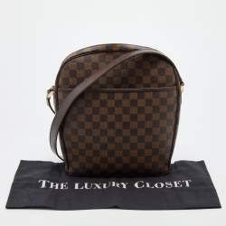Pre Owned Louis Vuitton Damier Ebene Canvas Ipanema GM Bag