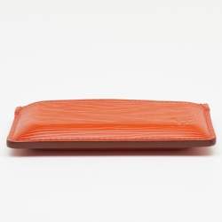 Pre Owned Louis Vuitton Piment Epi Leather Card Holder