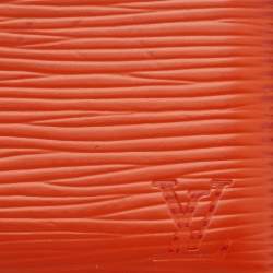 Pre Owned Louis Vuitton Piment Epi Leather Card Holder