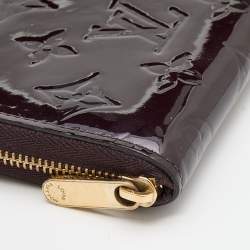 Louis Vuitton Amarante Monogram Vernis Zippy Compact Wallet