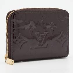 Louis Vuitton Amarante Monogram Vernis Zippy Compact Wallet