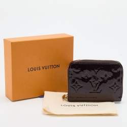 Louis Vuitton Amarante Monogram Vernis Zippy Compact Wallet