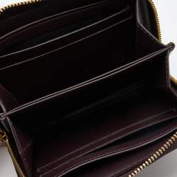 Louis Vuitton Amarante Monogram Vernis Zippy Compact Wallet