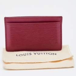 Louis Vuitton Fuchsia Epi Leather Card Holder