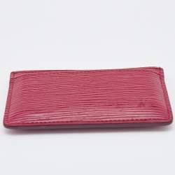 Louis Vuitton Fuchsia Epi Leather Card Holder