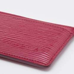Louis Vuitton Fuchsia Epi Leather Card Holder