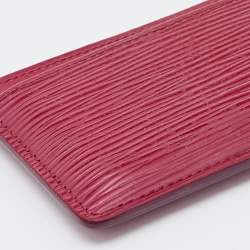 Louis Vuitton Fuchsia Epi Leather Card Holder