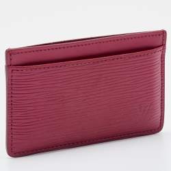 Louis Vuitton Fuchsia Epi Leather Card Holder
