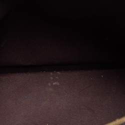 Pre Owned Louis Vuitton Terre D'Ombre Monogram Vernis Alma GM Bag