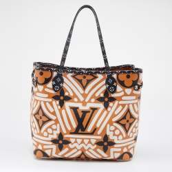 Pre Owned Louis Vuitton Multicolor Giant Monogram Canvas Limited Edition Crafty Neverfull NM MM Bag