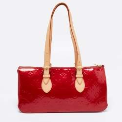 Pre Owned Louis Vuitton Pomme D'amour Monogram Vernis Rosewood Avenue Bag