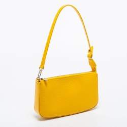 Pre Owned Louis Vuitton Citron Epi Leather Pochette Accessories Bag