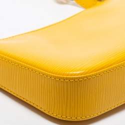 Pre Owned Louis Vuitton Citron Epi Leather Pochette Accessories Bag