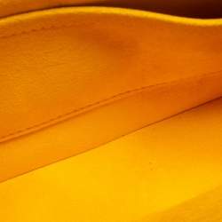 Pre Owned Louis Vuitton Citron Epi Leather Pochette Accessories Bag