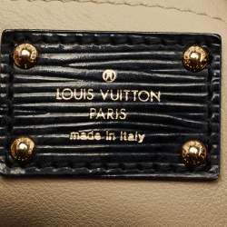 Pre Owned Louis Vuitton Black/Brown Vinyl Monogram Squishy Bag