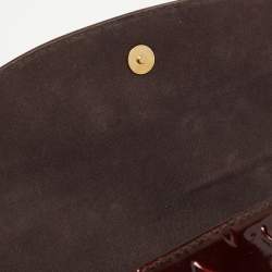 Pre Owned Louis Vuitton Amarante Monogram Vernis Rodeo Drive Bag