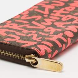 Pre Owned محفظة لوي فيتون غرافيتي ستيفين سبراوز خضراء إصدار محدود