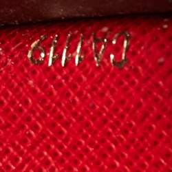 Louis Vuitton Damier Ebene Canvas Emilie Wallet