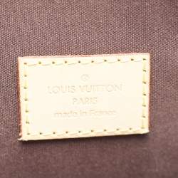 Pre Owned Louis Vuitton Amarante Monogram Vernis Alma GM Bag