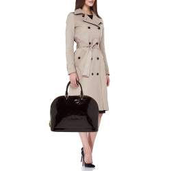 Pre Owned Louis Vuitton Amarante Monogram Vernis Alma GM Bag