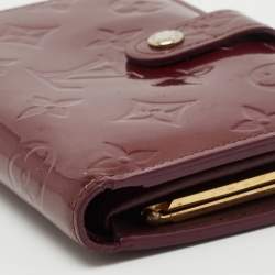 Louis Vuitton Violette Monogram Vernis French Wallet