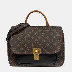 Louis Vuitton shoulder bag Marignan monogram and red Brown Cloth