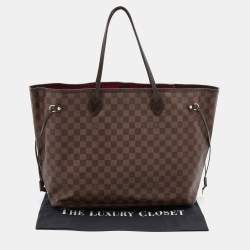 Louis Vuitton Damier Ebene Canvas Neverfull GM Bag