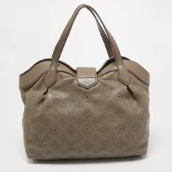 Louis Vuitton Taupe Monogram Mahina Leather Cirrus PM Bag