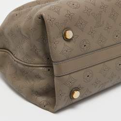 Louis Vuitton Taupe Monogram Mahina Leather Cirrus PM Bag