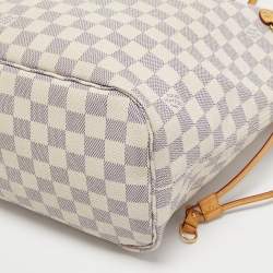 Louis Vuitton Damier Azur Canvas Neverfull MM Bag