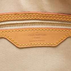 Pre Owned Louis Vuitton Citrine Monogram Vernis Brea MM Bag