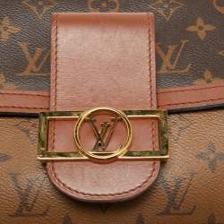 Pre Owned Louis Vuitton Monogram/Monogram Reverse Canvas Dauphine MM Bag