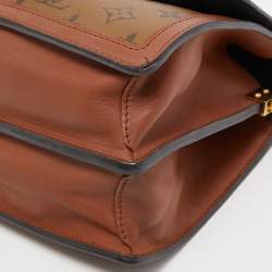 Pre Owned Louis Vuitton Monogram/Monogram Reverse Canvas Dauphine MM Bag