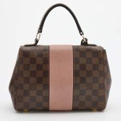 Pre Owned Louis Vuitton Magnolia Damier Ebene Canvas Bond Street BB Bag