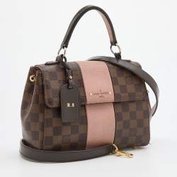 Pre Owned Louis Vuitton Magnolia Damier Ebene Canvas Bond Street BB Bag