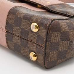 Pre Owned Louis Vuitton Magnolia Damier Ebene Canvas Bond Street BB Bag