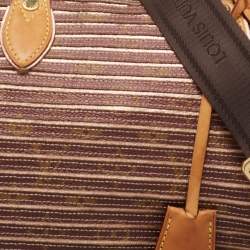 Pre Owned Louis Vuitton Peche Monogram Canvas and Leather Limited Edition Eden Speedy 30 Bag