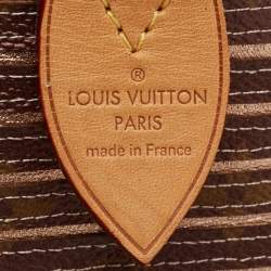 Pre Owned Louis Vuitton Peche Monogram Canvas and Leather Limited Edition Eden Speedy 30 Bag