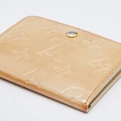 Louis Vuitton Perle Monogram Vernis Flap Card Case