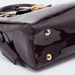 Pre Owned Louis Vuitton Amarante Monogram Vernis Melrose Avenue Bag