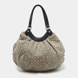 Louis Vuitton - Authenticated Olympe Nimbus Handbag - Leather Grey Plain for Women, Very Good Condition