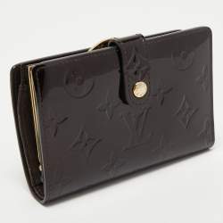 مملوكة مسبقًا Louis Vuitton Amarante Monogram Vernis Leather French Purse Wallet