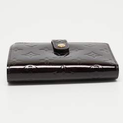 مملوكة مسبقًا Louis Vuitton Amarante Monogram Vernis Leather French Purse Wallet