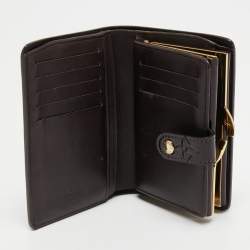 مملوكة مسبقًا Louis Vuitton Amarante Monogram Vernis Leather French Purse Wallet