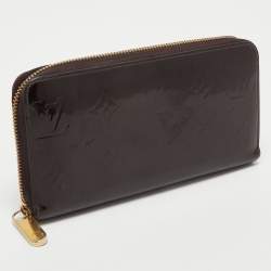 Louis Vuitton Amarante Monogram Vernis Zippy Wallet  