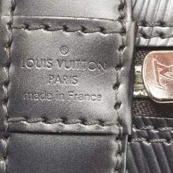 Pre Owned Louis Vuitton Anthracite Nacre Epi Leather Alma BB Bag