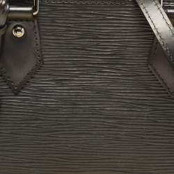 Pre Owned Louis Vuitton Anthracite Nacre Epi Leather Alma BB Bag